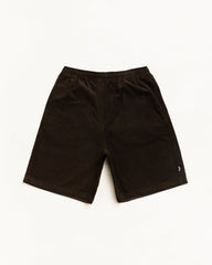 BAGGY TWILL CORD BEACH SHORT