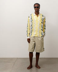BAGGY TWILL CORD BEACH SHORT
