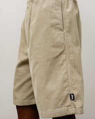 BAGGY TWILL CORD BEACH SHORT
