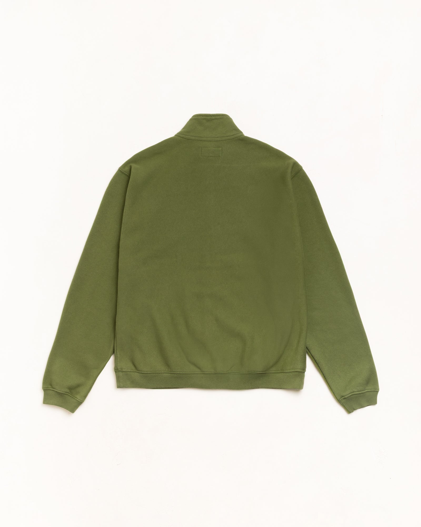 ZIP FLEECE MOCK NECK