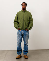 ZIP FLEECE MOCK NECK