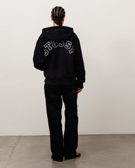 DOUBLE FACED ZIP HOODIE