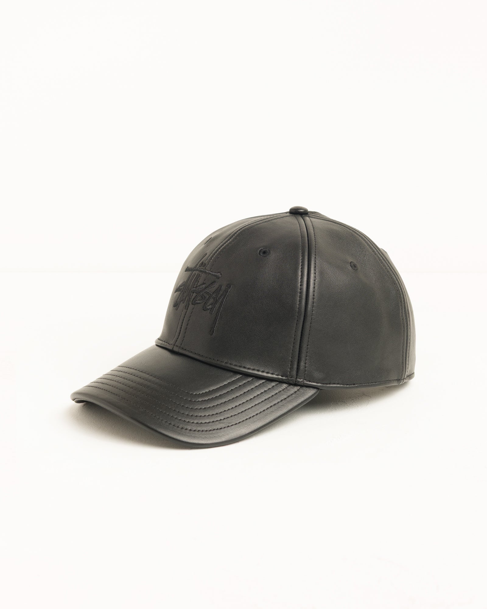 LEATHER BASIC STÜSSY CAP
